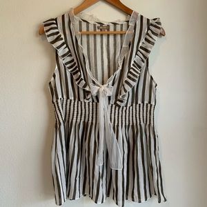 Miss Me Ruffled Tank size Large